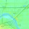 Heyburn topographic map, elevation, terrain