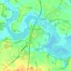 Wroxham topographic map, elevation, terrain
