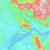 Bangui topographic map, elevation, terrain