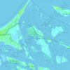 Al Jubail Island topographic map, elevation, terrain