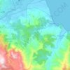 Geresh topographic map, elevation, terrain
