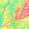 Saarburg-Kell topographic map, elevation, terrain