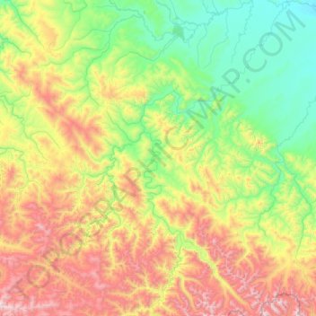 Аршанское сельское поселение topographic map, elevation, terrain