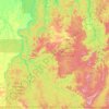 Apuí topographic map, elevation, terrain