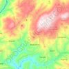 Alpandeire topographic map, elevation, terrain