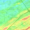 Al Barari topographic map, elevation, terrain