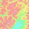 Улюнхан эвенкийское сельское поселение topographic map, elevation, terrain