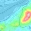 Lanhelas topographic map, elevation, terrain