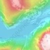 Vassbygdevatnet topographic map, elevation, terrain