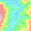 Gualaceo topographic map, elevation, terrain