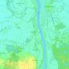 Altenzaun topographic map, elevation, terrain