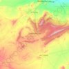 Djebel Messaad topographic map, elevation, terrain