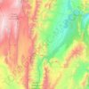La Viña topographic map, elevation, terrain