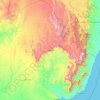 Anosy topographic map, elevation, terrain