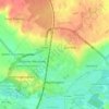 Huntingdon topographic map, elevation, terrain