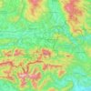 Karawanken-Karavanke UNESCO Global Geopark topographic map, elevation, terrain