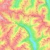 Heiligenblut am Großglockner topographic map, elevation, terrain