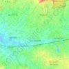 Handzame topographic map, elevation, terrain