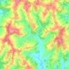 Vrsani topographic map, elevation, terrain