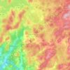Faux-la-Montagne topographic map, elevation, terrain