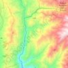 Cañi topographic map, elevation, terrain