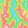 Bad Hofgastein topographic map, elevation, terrain