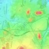 Flénu topographic map, elevation, terrain