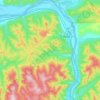 Татауровское сельское поселение topographic map, elevation, terrain