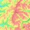 Mount Lebanon topographic map, elevation, terrain