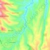 Rio Pita topographic map, elevation, terrain