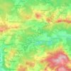 Hirschau topographic map, elevation, terrain