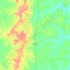 Guaraí topographic map, elevation, terrain