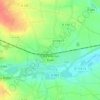 Courville-sur-Eure topographic map, elevation, terrain