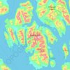 Etolin Island topographic map, elevation, terrain