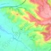 Caubios-Loos topographic map, elevation, terrain