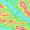 Paternion topographic map, elevation, terrain