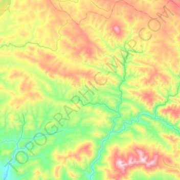 Чибижекский сельсовет topographic map, elevation, terrain