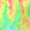 Thailen topographic map, elevation, terrain