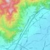 Koori topographic map, elevation, terrain