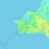 Larrakeyah topographic map, elevation, terrain