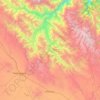 Provincia Loayza topographic map, elevation, terrain