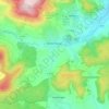 Bettenhausen topographic map, elevation, terrain