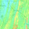 Catoosa County topographic map, elevation, terrain