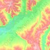 Новомалыклинский район topographic map, elevation, terrain