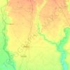 Baraut topographic map, elevation, terrain