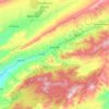 Chir topographic map, elevation, terrain
