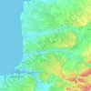 Нахимовский район topographic map, elevation, terrain
