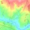 Fulbrook topographic map, elevation, terrain