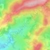Überroth-Niederhofen topographic map, elevation, terrain