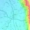 Yuanlin City topographic map, elevation, terrain
